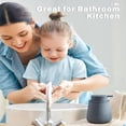 thumbnail image 4 of CHUANK Foam Hand Soap Dispenser - 12 oz Bathroom Lotion Hand Pump Dispenser  Ceramic Foaming Soap Dispenser with Removable Pump for Kitchen Hand Wash Dispenser  Black, 4 of 7