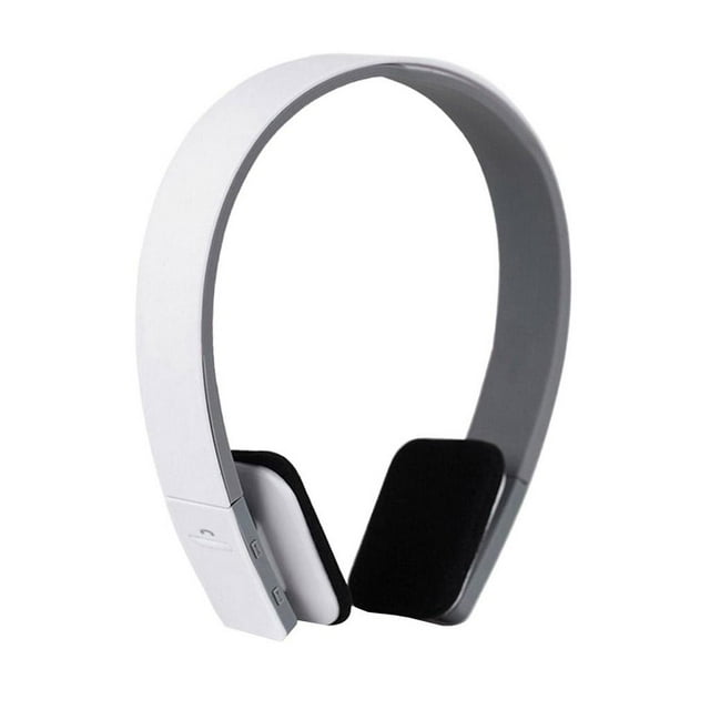 Auriculares Bluetooth con micrófono, Auriculares inalámbricos Bluetooth con cancelación de ruido Auriculares sobre la oreja Llamadas manos , Adm Blanco Sunnimix Auricular Bluetooth sobre la oreja