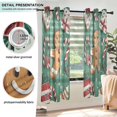 thumbnail image 3 of Yayeee Window Curtains Light Filtering 63"x42" Grommet Panel Pair Home Living Room Decor, Christmas Gingerbread, 3 of 7