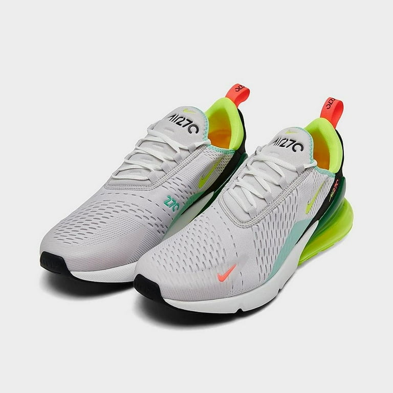 Men's Nike Air Max 270 Vast Grey/Volt-Hot Lava-Black (FZ4132 001