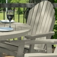 thumbnail image 4 of Highwood's 48" Round 5-pc Hamilton Dining Set - Counter Height, Outdoor, Eco-friendly, Synthetic Wood, 4 of 10