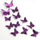 thumbnail image 5 of 36 piezas DIY Espejo Mariposa Combinación 3D Mariposa Pegatinas de Pared Decoración de Navidad Decoración de Fiesta Calcomanías Decoración del Hogar, 5 of 7