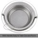 thumbnail image 5 of Colador para fregadero de cocina, paquete de 2 cestas coladoras para fregadero con asa, 4,5 pulgadas de diámetro, acero inoxidable, libre de óxido y apto para lavavajillas, 5 of 5
