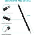 2 Set Superbit Flexible Drill Bit Extension, Superbit Screwdriver