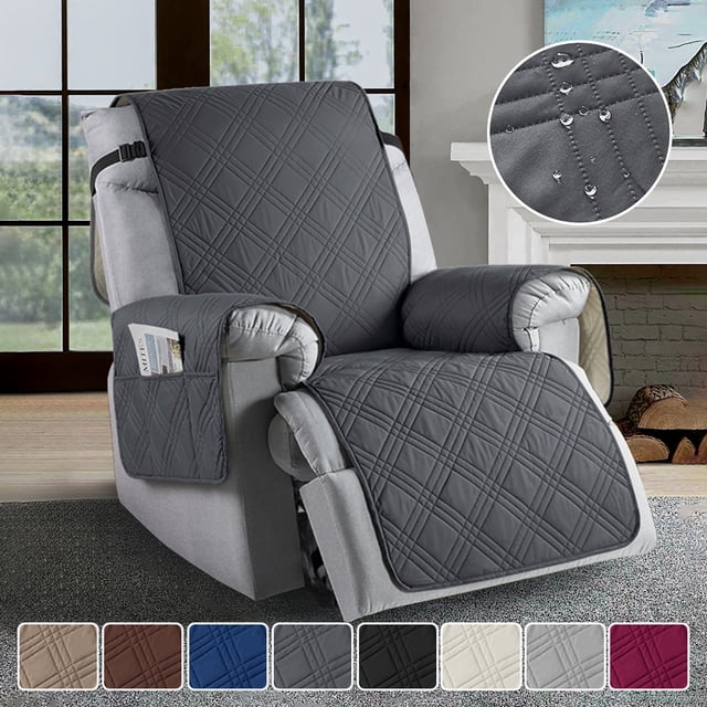 Funda de cojín de sofá impermeable | Protector de asiento de sofá antideslizante para sala de estar y dormitorio | Funda de mueble lavable resistente a las manchas | Se adapta a 63x232cm | Funda de