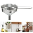 thumbnail image 2 of Long Handle Food Grade Mini Funnels for Kitchen Use Filling Bottles Liquor Flask Tiny Spice Cooking Powder,Small Funnel Metal Stainless Steel Funnel,Kitchen Funnel,Stainless Steel Spice Funnel,1.88", 2 of 9