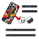 thumbnail image 2 of Pequeño bolso bandolera para teléfono móvil, funda para teléfono móvil con cartera colgante, bolso bandolera de piel sintética, pasaporte, funda para teléfono móvil con ranura para tarjetas, correa, 2 of 2
