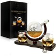 thumbnail image 1 of Juego Decantador de Whisky y 2 Vasos Flybold 28 oz 850 ml negro Unitalla, 1 of 6