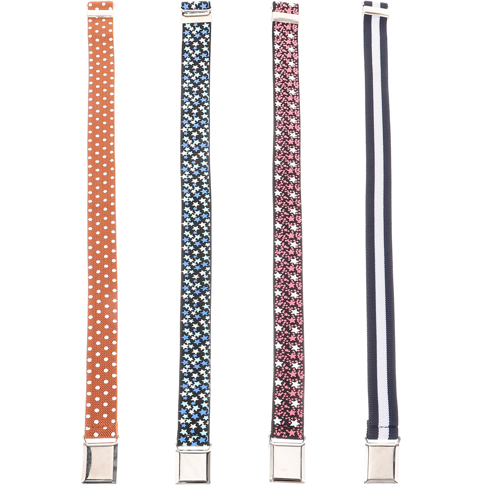 4 pcs Elastic Kids Belts Toddler Belts Stretchy Belts Boys Belts Girl