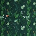 thumbnail image 5 of Orinice  Floral Shower Curtain, Exotic Hibiscus Banana Leaves Bird of Paradise Leaves and Split Leaf Philodendron, Fabric Bathroom Decor Set with Hooks, 105 Inches Extra Wide, Multicolor 60x72, 5 of 7