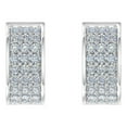 thumbnail image 2 of 1/2 Carat Diamond Huggies Earrings in 14K White Gold - IGI Certified, 2 of 4