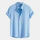 thumbnail image 1 of pstuiky camisetas de hombre, Camiseta deportiva de manga corta con cuello en V y secado elástico para hombre, color liso camisas casuales para hombre l, 1 of 6