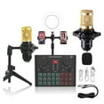 thumbnail image 2 of Loomza D6 Carte Son Microphone à Condensateur Sans Fil Kits Multi-Microphone de Table, 2 of 7