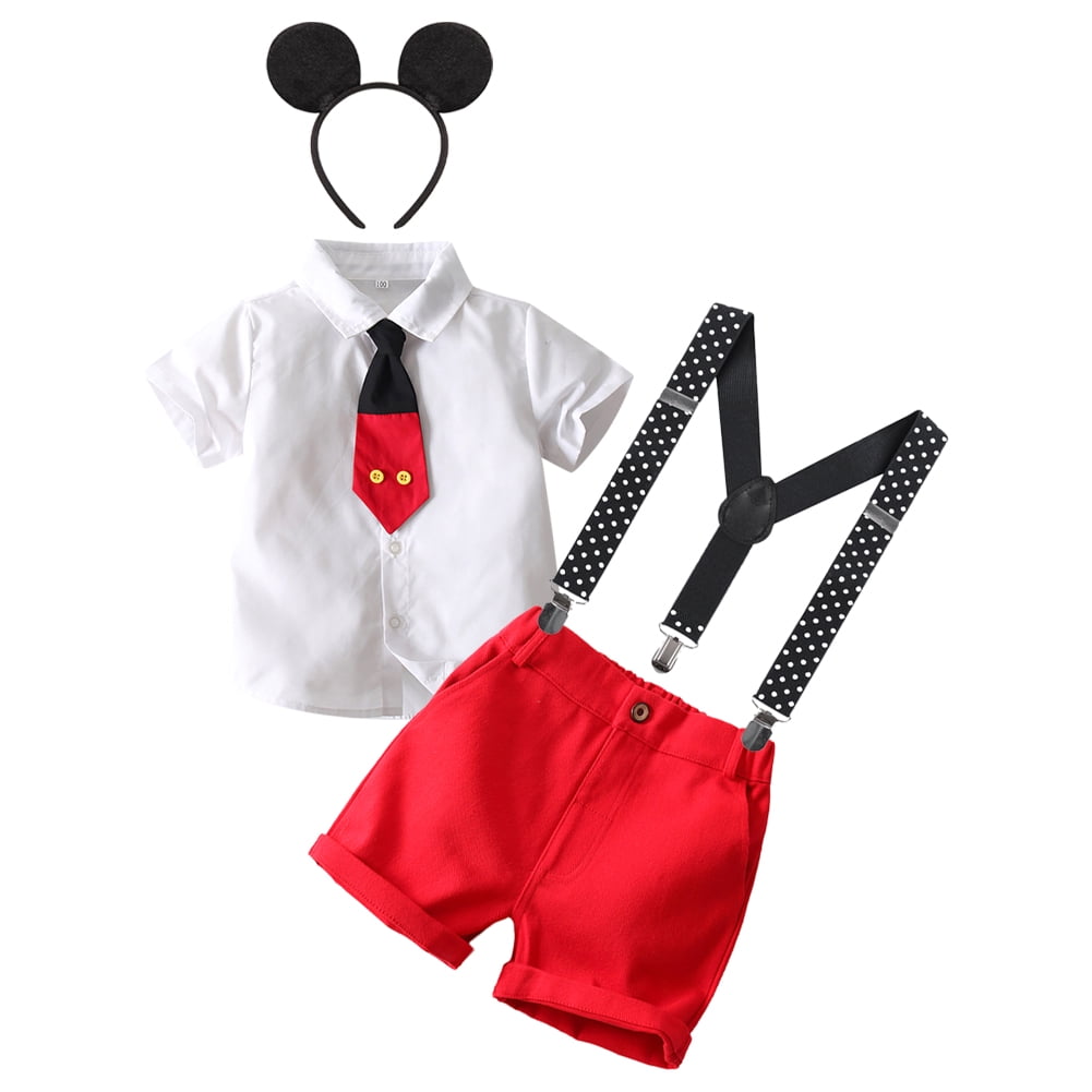 Mickey mouse suspender outfit sales