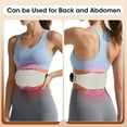 thumbnail image 4 of Stimulator Abdominal, Ab Belt Muscle Sculptor with Heat for Belly Fat Loss, Stomach Cellulite Melting, Lower Back Massager with 3 Heating, 8 Massage Modes, 19 Intensity for Postpartum Care, 4 of 9