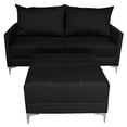 thumbnail image 4 of Sala Esquinera Modular El Bazar Store Montana Negro 170x155 cm, Tela Lino nacional, Love seat y taburete, 4 of 7