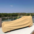 thumbnail image 3 of Budge Medium Nutmeg Patio Outdoor Chaise Cover, All-Seasons, 3 of 8