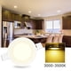 thumbnail image 3 of DELight 3W 3" LED Recessed Panel Ceiling Light Ultra-thin 240LM Warm White 25W Equivalent Downlight (Pack of 60) DELight Modern, 3 of 10