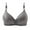 Black, variant on Odeerbi Seamless Bras for Women 2025 No Underwire Printing Gathered Together Daily Underwear No Rims Gray