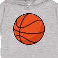 thumbnail image 3 of Inktastic Basketball Sports Ball Toddler Hoodie, 3 of 4