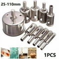 25110mm Dia Glass Hole Saw Diamond Tipped Tile Ceramic Marble Drill