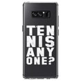 thumbnail image 1 of DistinctInk Clear Shockproof Hybrid Case for Samsung Galaxy Note 8 - TPU Bumper Acrylic Back Tempered Glass Screen Protector - Tennis Anyone?, 1 of 5