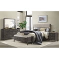 thumbnail image 4 of Intercon Furniture Portia Bedroom Wood King Upholstered Headboard in Gray, 4 of 4