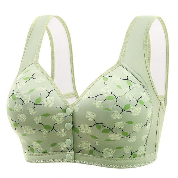 Patlollav Bras for Women, Womans Embroidered Glossy Comfortable Breathable Bra Underwear No Rims