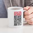 thumbnail image 4 of CafePress - Instructional Designer Job Title Mugs - 11 oz Ceramic Mug - Novelty Coffee Tea Cup, 4 of 4