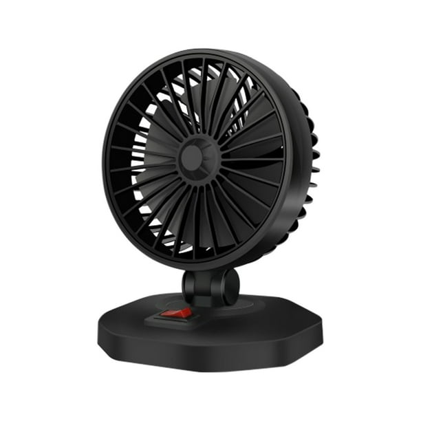 Ventilador para el Coche Aditivos Del Radiador Del Automóvil Ventilador Del Coche, Recirculador de 2 Velocidades de 12V -360 Grados Ventilador Del Coche Giratorio Adecuado para Sedan Suv / Rvs / Barco