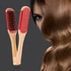 thumbnail image 5 of Cepillo de de , alisador de , alisador para viajes rojo shamjiam Peine de pelo de doble cara., 5 of 8