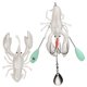 thumbnail image 1 of Señuelos de pesca realistas de PVC, cebo artificial con forma de cangrejo de río, accesorio para pesca en alta mar, 60 g, color plateado, 1 of 14