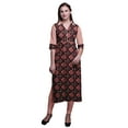 thumbnail image 1 of Bimba Kurta en Rayonne Imprimée pour Femmes Vêtements d'Été Droits, 1 of 6