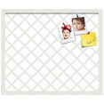 thumbnail image 2 of PinPix 24x20 Custom Cork Bulletin Board Diamond Modern Pattern Grey White Poster Board Has a Fabric Style Canvas Finish, Framed in Diamond Modern Pattern Grey White, by ArtToFrames (PinPix-1803), 2 of 5