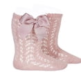 thumbnail image 1 of Baby Girl Over Calf Knee High Knitting Stockings Non-Slip Socks, 1 of 6