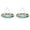 Sky Blue 2PCS, variant on "RELAX " Oval Beach Hanging Sign Coastal Nautical Wall With & Seashell Acrylic Summer Beach Sign For Bathroom Beach Porch