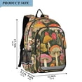 thumbnail image 2 of FORMRS School Backpack 17" Student Travel Bag with Laptop Compartment, Colorful Mushroom, 2 of 7