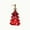 Red, variant on Virelaxpo 300ml Christmas Tree Soap Dispenser, Glass Liquid Bottle for Bathroom and Kitchen Holiday Decor