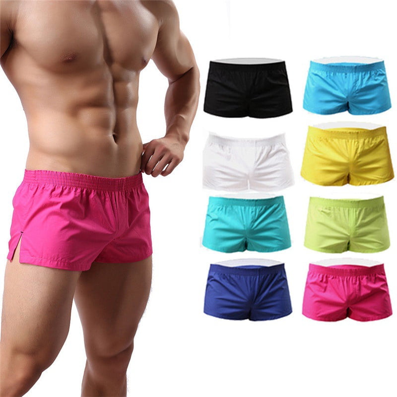 Mens Breathable Shorts Gym Sports Running Sleep Casual Short Hot Pants Trunks