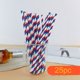 thumbnail image 1 of Pajitas de papel rojas y azules para decoración de fiestas (25 unidades), con temática del Día de la Independencia, bicolor, desechables, a granel, patrióticas, para eventos al aire libre., 1 of 6