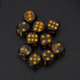 thumbnail image 3 of HUGFEGWE 10pcs Six Sided 12mm Transparent Cube Round Corner Portable Table Playing Games Dice Bag with Pockets CJB91-97493, 3 of 8