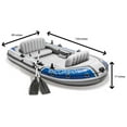 thumbnail image 3 of Intex Excursion 4 Inflatable Raft Set w/ 2 Transom Mount 8 Speed Trolling Motors, 3 of 12