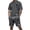 14#Dark Gray, variant on Men's 2 Piece Outfits Set Summer Comfy Crewneck Oversized Short Sleeve Shirts Shorts Casual Clothing Pink XL