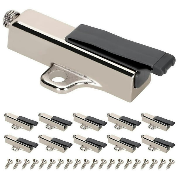 10 Pack Soft Close Cabinet Dampers, Compatible with Cabinet Doors/Wardrobe Doors, Metal Soft Close Cabinet Door Dampers with Screws