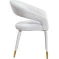 thumbnail image 4 of Meridian Furniture Destiny Cream Boucle Fabric Dining Chair, 4 of 5
