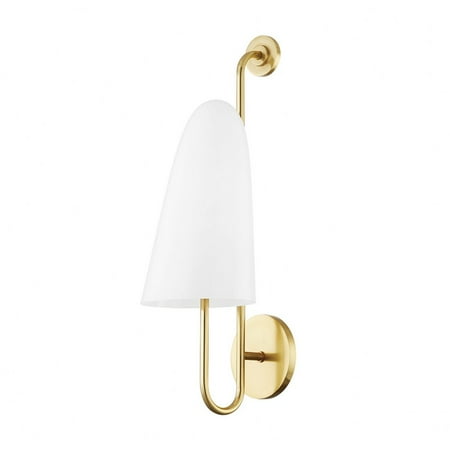 

1 Light Wall Sconce in Contemporary/Modern Style 6.25 inches Wide By 20 inches High-Aged Brass Finish Bailey Street Home 116-Bel-4536002