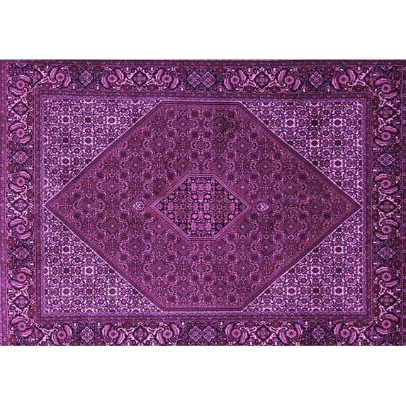 Ahgly Company Indoor Rectangle Persian Purple Traditional Area Rugs, 7' x 10'