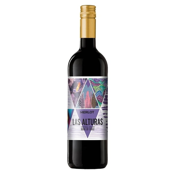 Vino Tinto Las Alturas Merlot 750 ml