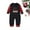 #02, variant on Busydd Family Christmas Pajamas with Dog Fashion Print Jumpsuit Family Matching Outfits Matching Family Sleepwear Xmas Holiday Pajamas for Pets