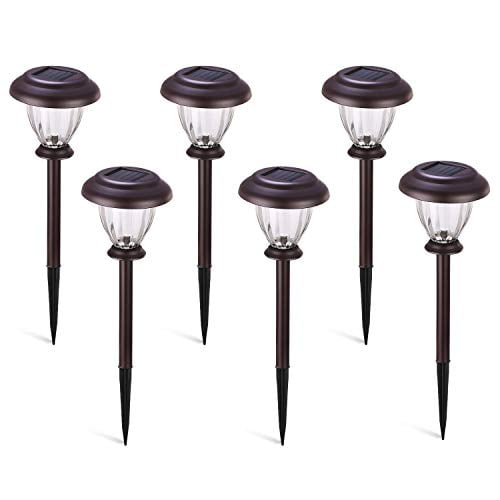 SUNWIND Solar Pathway Lights Outdoor Waterproof Glass Landscape Lights